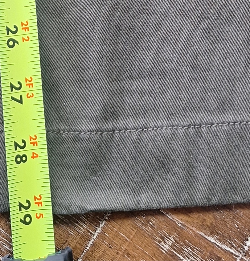 J. Crew Mens (Lot Of 2) Chino Pants (32x30 Tag) Actual Size 34x29 Green & Beige - Picture 8 of 16